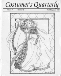 Costumers Quarterly Vol 7 No 2